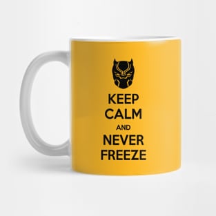 Black Panther - KEEP CALM (black graphics) Mug